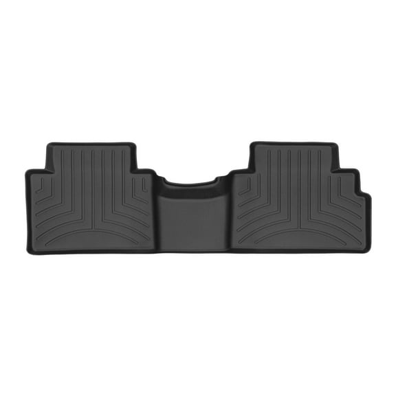 WeatherTech Custom Fit FloorLiners compatible with 2020-2025 Kia Soul - 2nd Row, Black