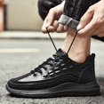 thumbnail image 4 of Zapatos de cuero para hombre, casuales, deportivos, de otoño, con estampado de cocodrilo, para hombre, superficie de cuero que combina con todo, impermeables, antideslizantes, superficie lisa,, 4 of 6