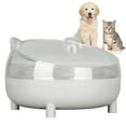 thumbnail image 4 of Bol d'Alimentation pour Animaux Incliné, Bol de Nourriture Confortable Réduit la Charge Cervicale Base Stable Bouche Oblique Matériau Sûr pour Petits Animaux pour Intérieur pour Chiot Gris, 4 of 8