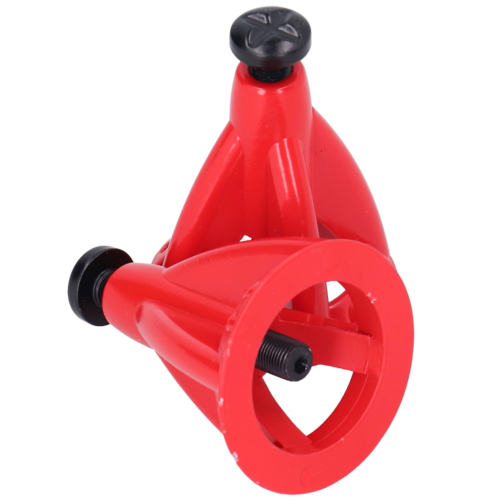 2pcs Metal 6T Jack Stand Adjustable Height Simulation Lifting for 1/10 Car Toy ToolsRed