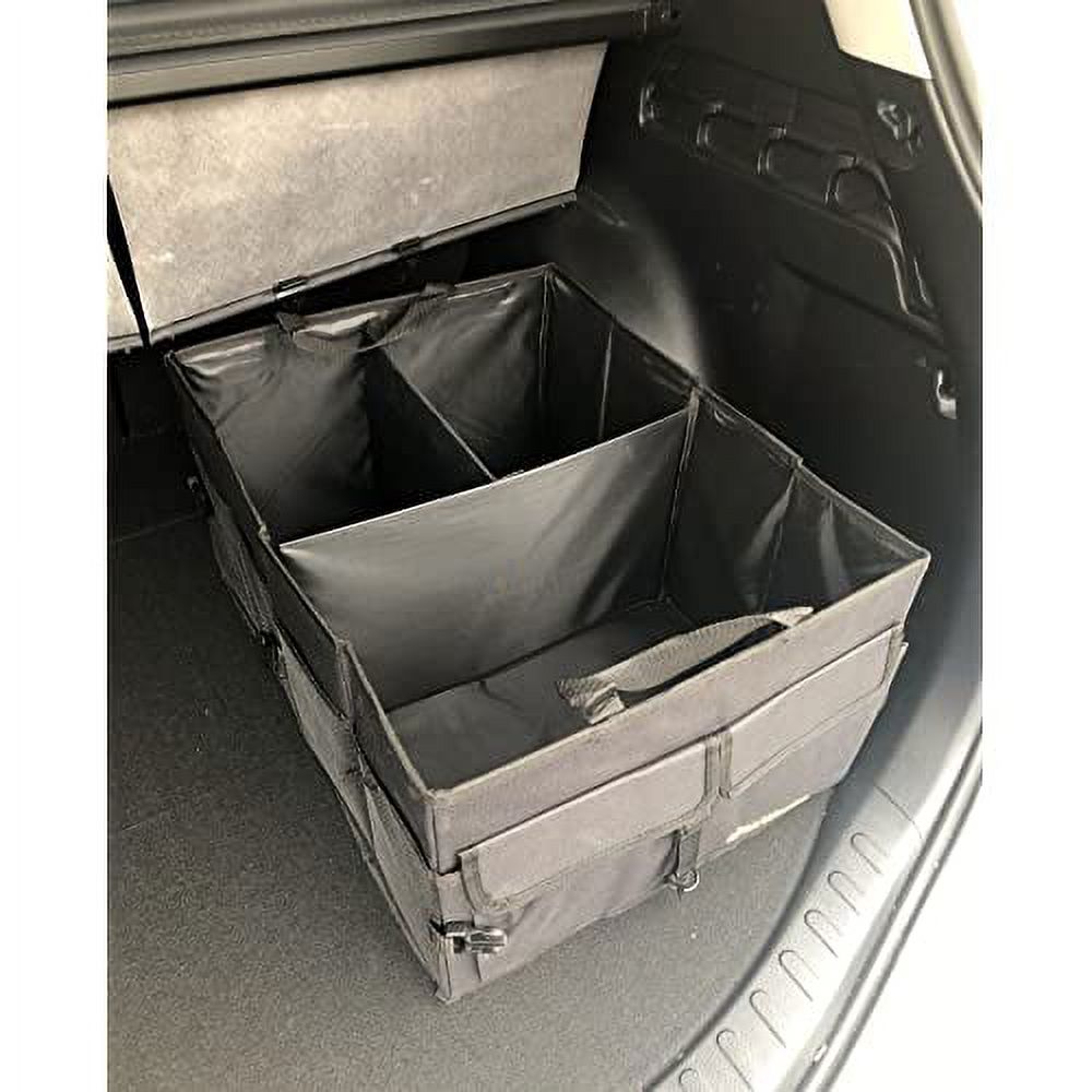 MaxxHaul 50337 Heavy Duty Collapsible Car Trunk Storage Organizer Foldable  with Non-Slip Bottom Securing Carry Straps