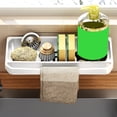 thumbnail image 4 of No Drill Wall Mounted Kitchen Storage Rack, Spice Organizer Shelf for Sponges and Rags, 4 of 6
