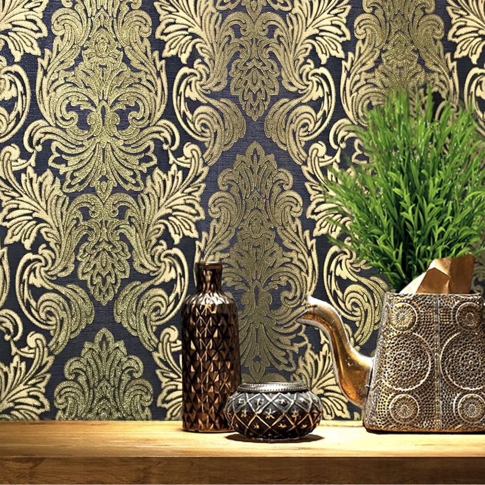 Unique wallcovering Rolls Victorian pattern Vinyl Non