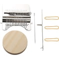 thumbnail image 1 of Herramienta para tejer, práctico kit de telar pequeño de 14 ganchos, adecuado para principiantes para reparar rápidamente jeans, reparar agujeros, ropa y calcetines de bricolaje, 1 of 5