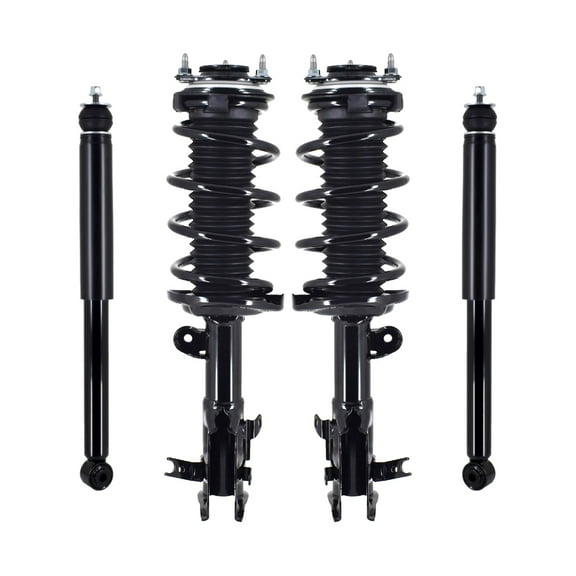 Set Front Quick Complete Strut-Coil Spring-Rear Shock For 2013-2015 Honda Civic