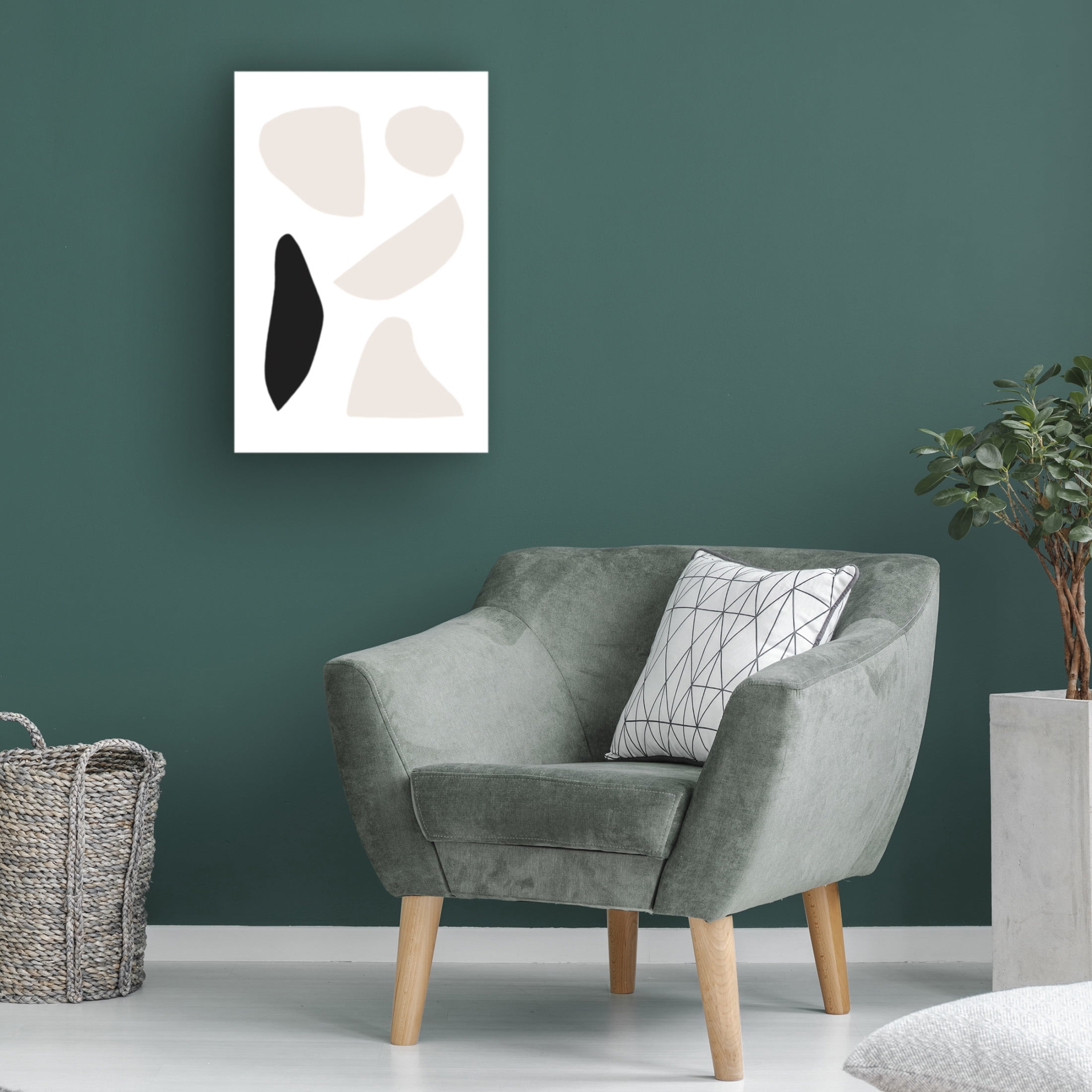 Trademark Fine Art uplusmestudio Organic Shapes Canvas Wall Art