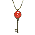 thumbnail image 1 of Classification Treatment Hazardous Waste Key Necklace Pendant Tray Embellished Chain, 1 of 3