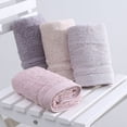 thumbnail image 3 of Namzi 4-Pcs Pink Bathroom Face Towels, 34*75cm/13.39*29.53in Premium Long-Staple Cotton, Soft Absorbent Body Wash Cloths for Showering, Towels for Home Daily., 3 of 4