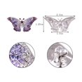 thumbnail image 5 of Empress Monarch Winged Butterfly Swarovski Crystal Rhinestone Brooch Pin, 5 of 5