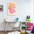 thumbnail image 3 of Stupell Industries Eclectic Girl Hugging Strawberry Canvas Art, 24 x 36, by Hannah Moren, 3 of 7