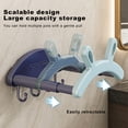 thumbnail image 4 of Ovzne Telescopic Wall Hung Washstand Bathroom Punching Storage Rack Bathroom Toilet Bath Footbath Storage Rack On Clearance, 4 of 6