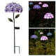 thumbnail image 4 of Luces solares Simulación decorativa al aire libre Flor Luces solares para jardín Púrpura Sharpla luces del césped del camino, 4 of 8
