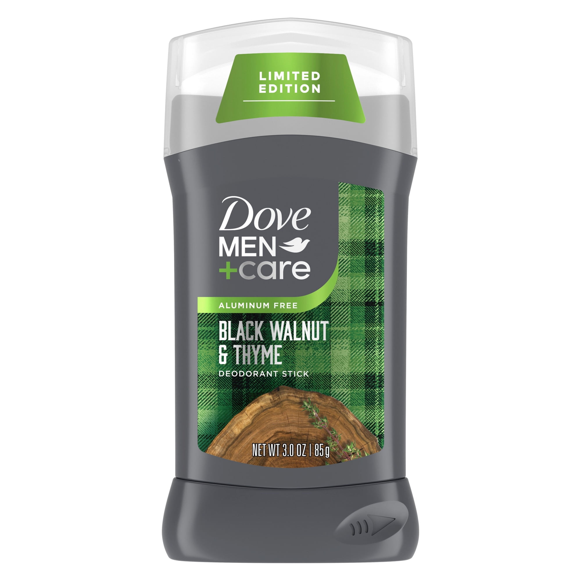 Dove Men+Care Deodorant Stick For Odor Protection & Long-Lasting Scent Limited Edition Black Walnut & Thyme With Aluminum-Free Formula, 3 oz