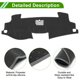 thumbnail image 3 of Cubierta de tablero Unique Bargains para Toyota Camry 2012-2017, tapete de consola central antideslizante de poliéster y silicona en color gris, 3 of 7
