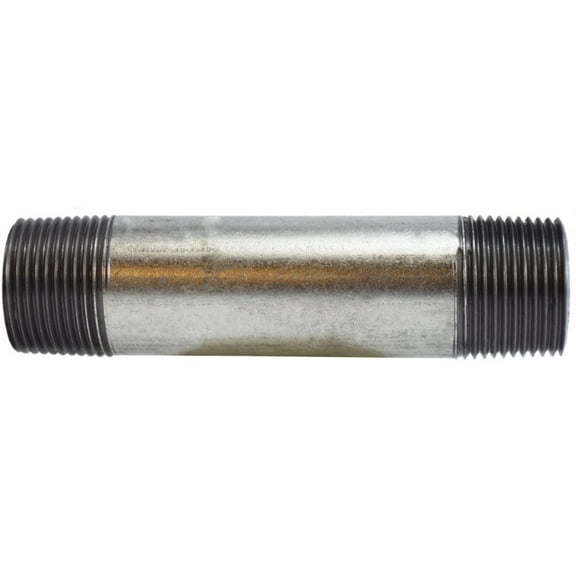1 X 5 Galvanized Steel Nipple, Galvanized Sch 40 Steel Nipples, Nipples and Fittings