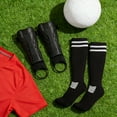 thumbnail image 6 of Amaopus Soccer Shin Guards and Socks for Kids Youth & Toddlers with Ankle Protection, 2-in-1 Football Leg Guard Set - Lightweight, Breathable, Adjustable Shin Pads for Boys Girls Ages 3-7 (Black - S), 6 of 7