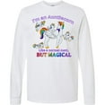 thumbnail image 3 of Inktastic I'm an Auntiecorn Like a Normal Aunt but Magical Long Sleeve T-Shirt, 3 of 5