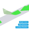 thumbnail image 4 of Autocollant Arrow 2.8x1.2", 150 Pcs Autocollant de Codage de Couleur Adhésif, Vert Fluorescent, 4 of 5