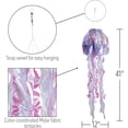 thumbnail image 6 of In the Breeze 5258 — 40-inch Purple Iridescent Jellyfish 3D Windsock — Simmering Windsock with Inflatable Head and Free-Flowing Tentacles, 6 of 6