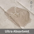 thumbnail image 4 of ROSMARUS Memory Foam Bath Mat 17” x 24”, Water Absorbent Shower Mat, Thick Bath Rugs for Bathroom Non Slip with PVC Backing, Ultra Soft Bathroom Rugs for Floor & Tub, Ltbrown, 4 of 6