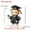 A-1, variant on 2026 Tiny Bear Graduation 2.36 Inch 2D Flat Acrylic Animals Pendant Graduation Bear Keychain Teddy Bear with PhD Cap Shape Cute Plushie Charms For Backpack Purse Exchange Gift