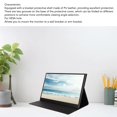 thumbnail image 3 of Portable , 15.6 Inch 1920x1080 IPS HDR Laptop Screen Extender With Mini  USB Type C Port, Dual Speakers, PU Leather Protective Shell For PC XboxPS5 Switch, 3 of 8