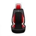 thumbnail image 4 of Maidao Car Seat Covers Full Set Leather for Skoda for Scala 2019-Present 5 Seats Water Resistant Front Rear Cushion Protector Red, 4 of 9