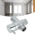 thumbnail image 2 of LIYJTK Shower Head Diverter Valve G1/2 - 3 Way Diverter Valve for Handheld and Fixed Spray Showerheads - Easy Switching Between Multiple Shower Options, 2 of 9