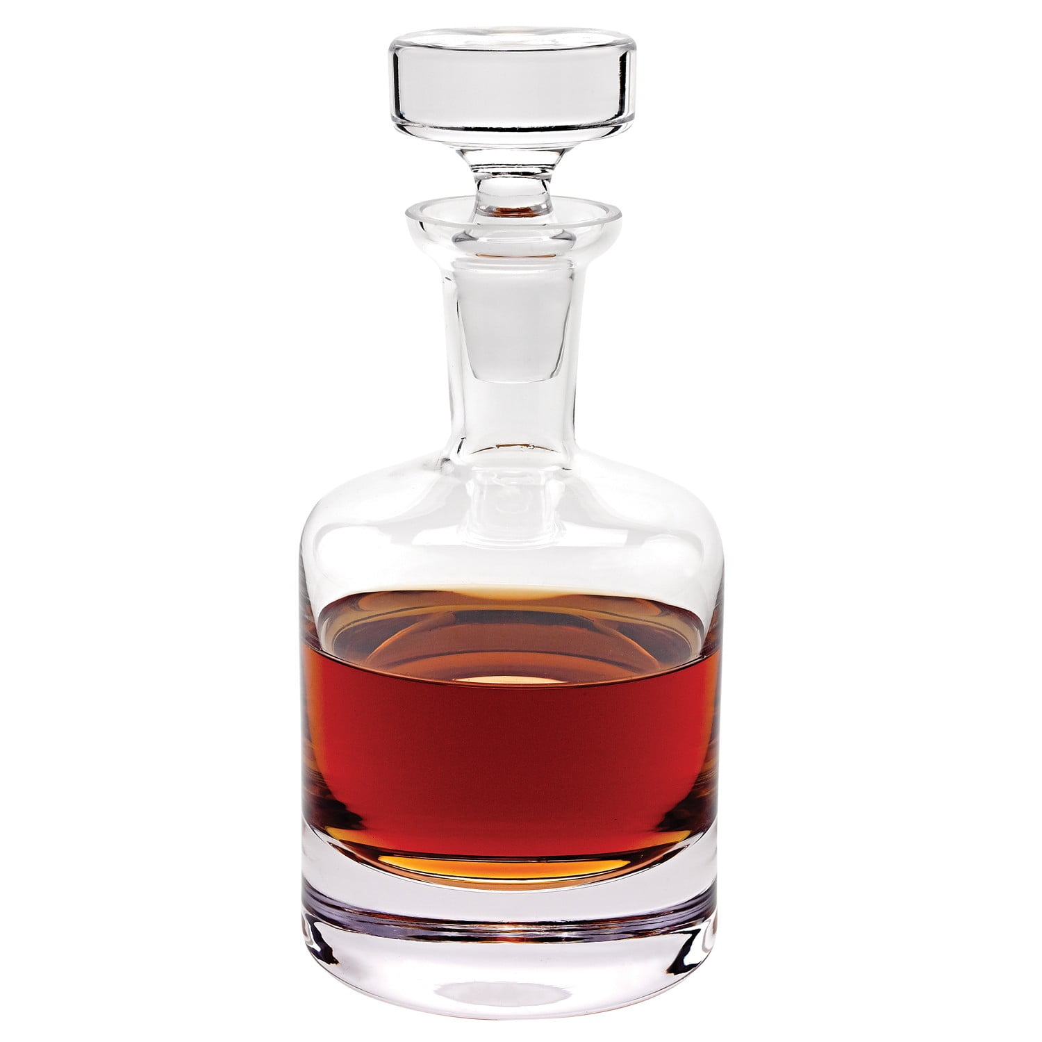 28 Oz 10 1 2 Inch Clear Crystal European Mouth Blown Lead Free Decanter Walmart Com Walmart Com
