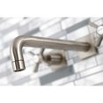 thumbnail image 4 of Kingston Brass KS6028ZX Millennium Two-Handle Wall Mount Roman Tub Faucet, Brushed Nickel, 4 of 7