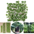 thumbnail image 2 of Panneau de Treillis de Clôture de Jardin avec Écran d'Intimité, Décor d'Intérieur pour Cour Arrière, Ornement, Feuilles de Bégonia, 2 of 8