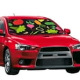 thumbnail image 2 of Kdxio Cartoon Vegetables Print Front Windshield Sun Shade,Folding Auto Sunshade for Car Truck SUV-Medium, 2 of 7