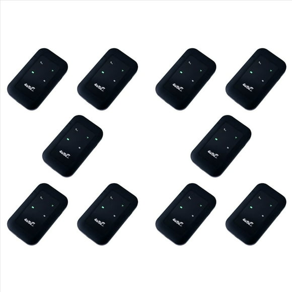 10X Enrutador Wifi de Bolsillo Repetidor 4G LTE Punto de Acceso Wifi MóVil para Coche Enrutador de MóDem Mifi InaláMbrico de Banda 4G con Ranura para Tarjeta Sim