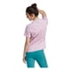 thumbnail image 2 of Playera adidas Mujer Dama Floral Graphic Violeta Casual rosa XS, 2 of 6