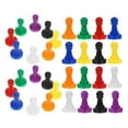 thumbnail image 1 of Dsseng 64 Pieces Chessman Set Plastic Unweighted Pawns for Replacement Complete Game Pieces, 1 of 8