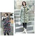 thumbnail image 5 of Hvyesh Womens Water-Resistant Hooded Puffer Coat Winter Long Hooded Jacket Warm Long Sleeve Baggy Long Coats Quilted Jackets with Pockets, 5 of 7
