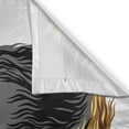 thumbnail image 3 of Ambesonne Yorkie Kitchen Curtains, Long Haired Domestic Pet, 55"x39", Mustard Black, 3 of 3