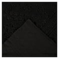 thumbnail image 5 of Better Trends 120" x 110" Bedspread For King Size Bed 100% Cotton Soft & Breathable Bedding Luxurious Medallion Design, Machine Washable (Black) Rio Collection, 5 of 5