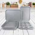 thumbnail image 2 of Oster Steel Bakeware Sets, 2 of 8