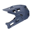 thumbnail image 2 of Casco de bicicleta Casco de ciclismo para hombres y mujeres ligero con almohadilla de barbilla desmontable cómodo equipo de ventilación cara completa Azul, 2 of 8