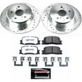 thumbnail image 3 of PowerStop Rear Z36 Truck & Tow Carbon-Fiber Ceramic Brake Pad and Drilled and Slotted Rotor Kit Fits: TOYOTA Select Models K1148-36, 3 of 9