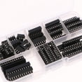 thumbnail image 4 of de conector adaptador de IC DIL DIP de 66 piezas (6/8/14/16/18/20/24/28 pines) Cola Kit de surtido de zócalos de CI, 4 of 8