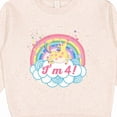 thumbnail image 3 of Inktastic 4th Birthday Unicorn Rainbow Cute Girls Toddler Sweatshirt, 3 of 4
