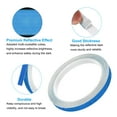 thumbnail image 5 of Uxcell 0.3" x 26 FT Reflective Tape High Viscosity Adhesive Tape Waterproof Warning Roll Reflective Strip 4 Pcs Blue, 5 of 6