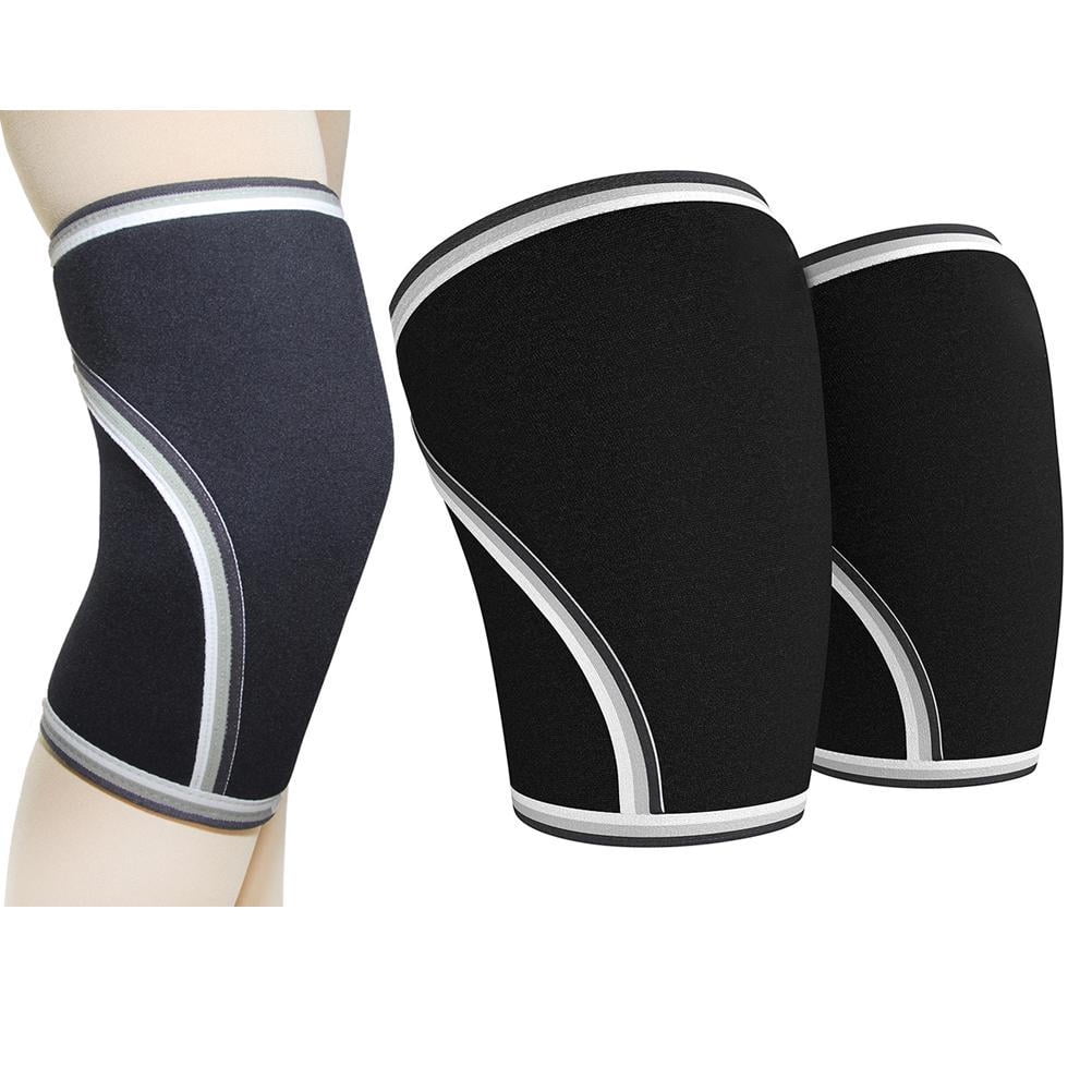 1 Pair Support & Compression for Weightlifting Powerlifting Knee Sleeves