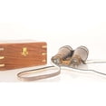 thumbnail image 2 of Binoculars Wood Box Leather Overlay New OM-139, 2 of 4