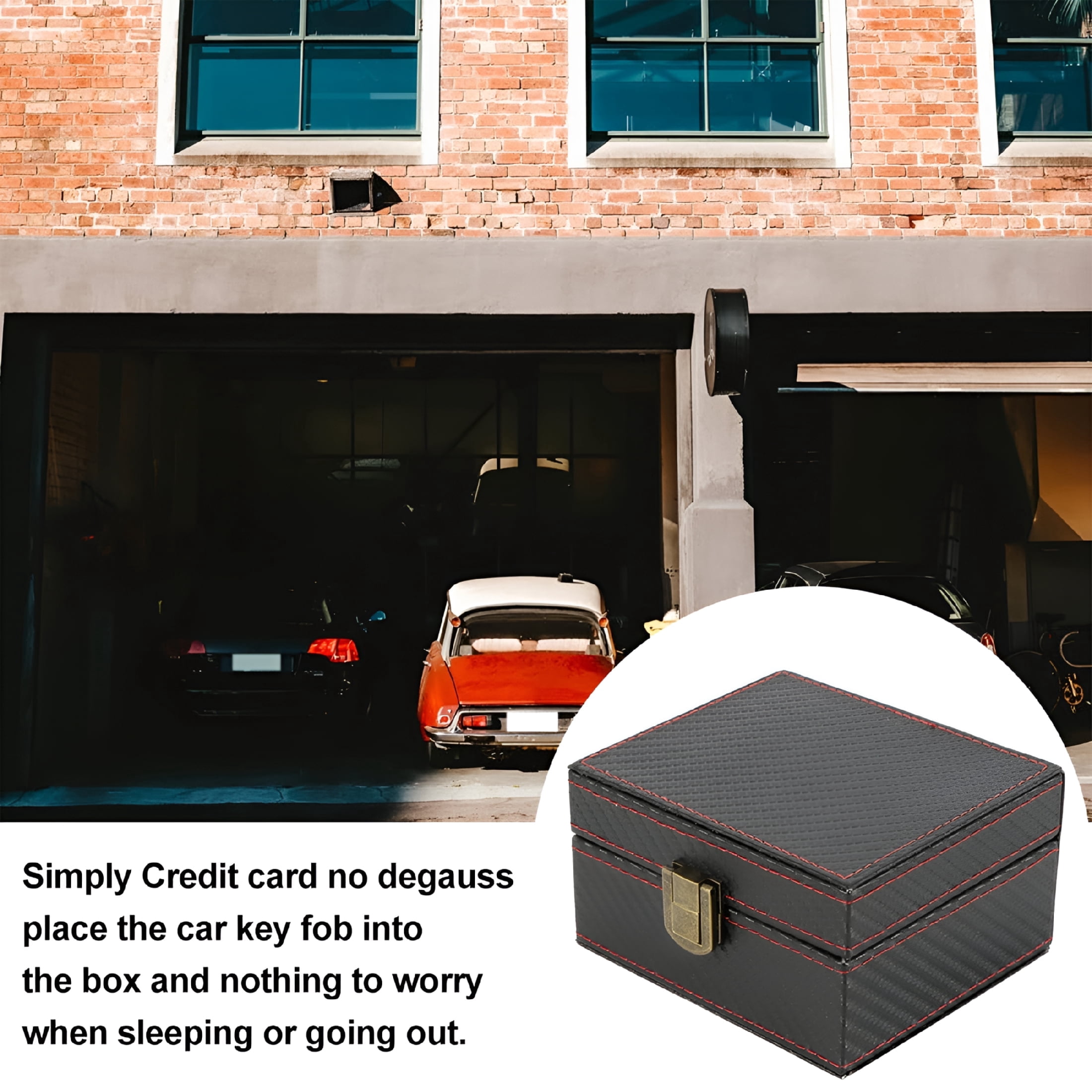GJX 2026 New Car Key Blocker Faraday Box Car Key Signal Blocking Cage 11.6 X 9 X 5.8 Cm Keyless Entry Car Keys Box Anti-Theft Faraday Box for Keyless Car Keys Security Faraday Box for Car Keys