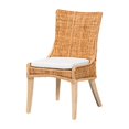 thumbnail image 3 of bali & pari Derris Boho Dining Chair, Light Honey, 3 of 10