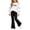 Black-5, variant on Kids Girls 2-Piece Outfit Bow Decor Sequin Bow Print Crew Neck Sweatshirt & High Waist Flare Pants Set