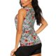 thumbnail image 3 of Fotbe Roses Mixed Zebra 1 Blusas Sin Mangas para Mujer – Estilo Casual, Corte Suelto, Slim-Fit, Cuello Redondo Deportivo, Tops de Verano para Gimnasio y Yoga-Large, 3 of 7
